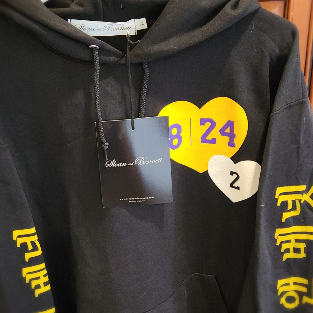 Kobe And Gianna Tribute Hoodie Size L